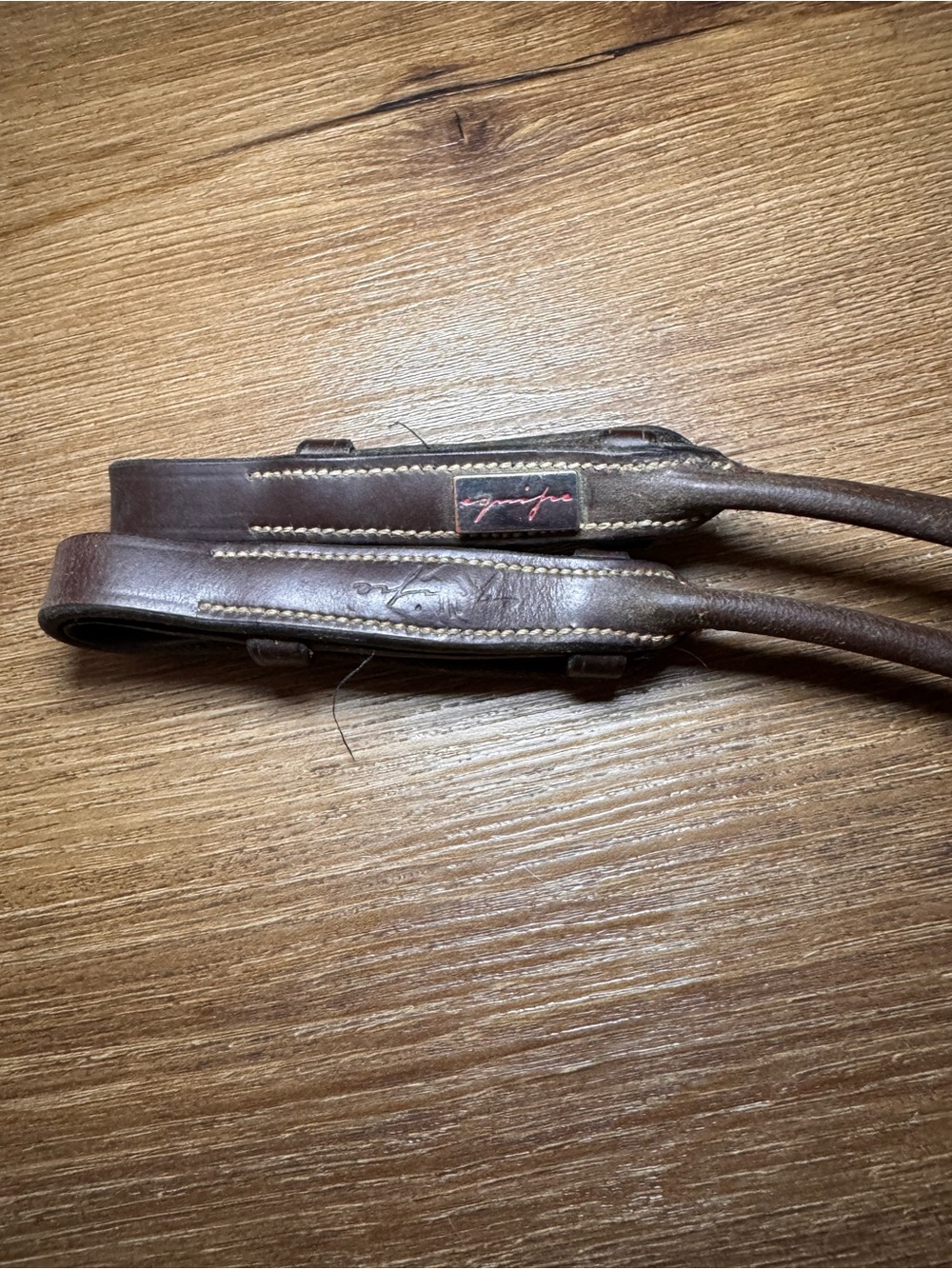 ๐ด Equipe Leather Reins in Havana ๐ด - Picture 2 of 6